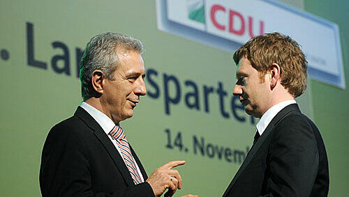 Stanislaw Tillich und Michael Kretzschmer Stanislaw Tillich und Michael Kretzschmer