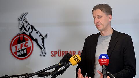 Kölns Sport-Geschäftsführer Christian Keller setzt bei der Nachfolge für Coach Steffen Baumgart auf eine "externe Lösung".