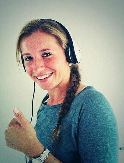 Tennisprofi Annika Beck in Bildern.