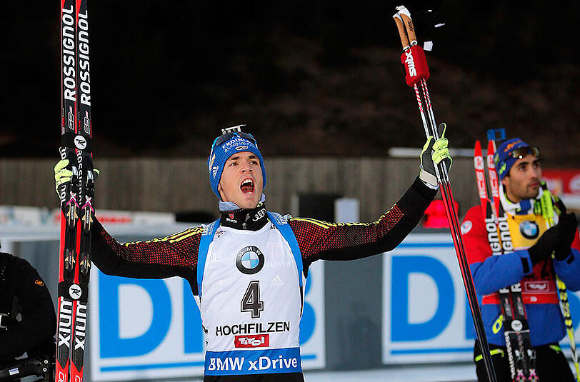 Im Sprint von Östersund hatte Simon Schempp nach acht Schießfehlern als 77. das Verfolgungsrennen noch verpasst.