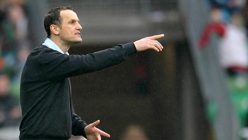 Heiko Herrlich, Coach in Haching. Heiko Herrlich, Coach in Haching.
