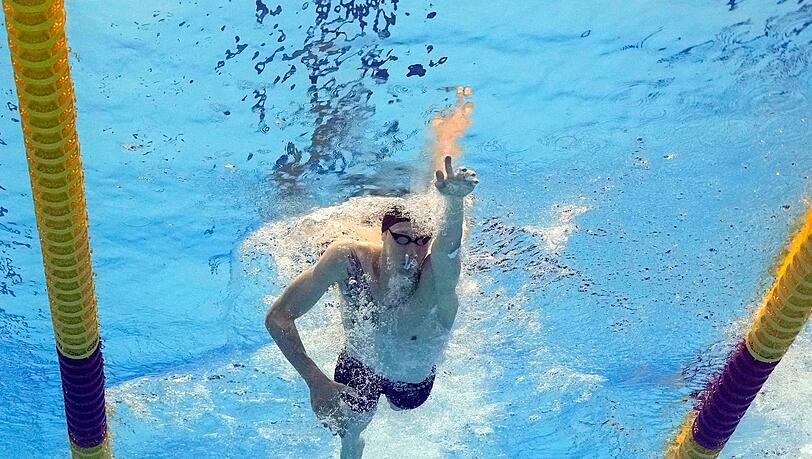 Verfehlte über 1500 Meter Freistil das Finale deutlich: Florian Wellbrock.