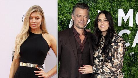 Fergie (l.) hat auf die Schwangerschaftsnews ihres Ex-Mannes Josh Duhamel und dessen Frau Audra Mari reagiert.