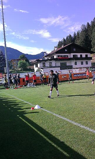 Schwitzen für die neue Saison: Die Löwen im Trainingslager in Kirchbichl.