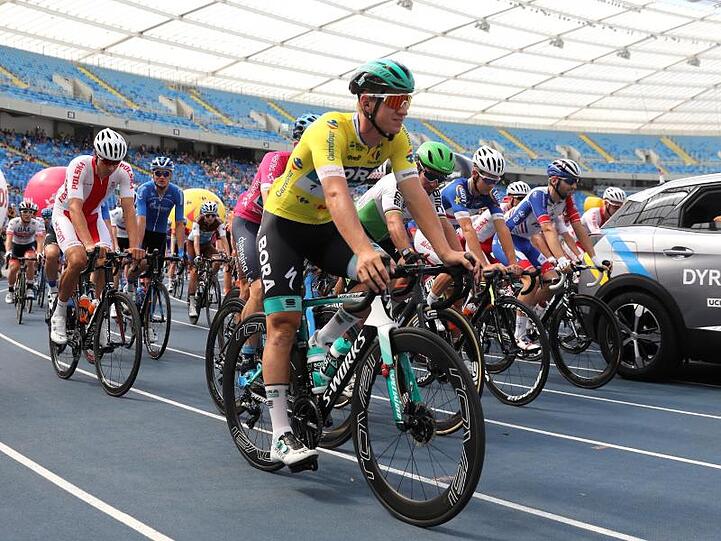 Rad-Sprinter Pascal Ackermann verlor bei der Polen-Rundfahrt das Trikot des Führenden.