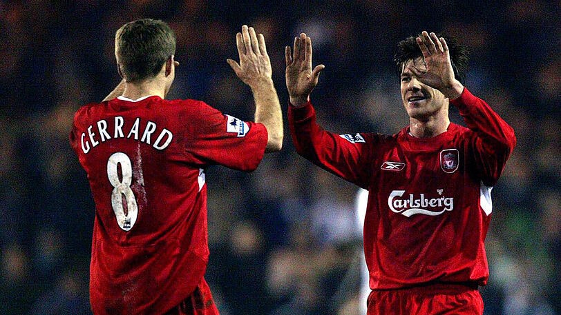Von 2004 bis 2009 spielten Steven Gerrard und Xabi Alonso beim FC Liverpool.