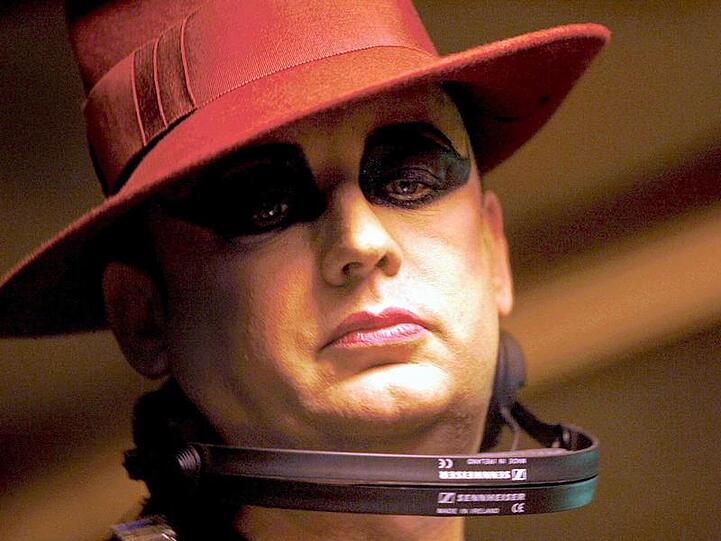 Der britische Popsänger und DJ Boy George.