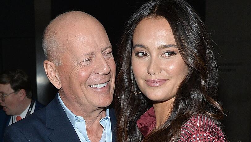 Bruce Willis mit seiner Ehefrau, Emma Heming Willis, im Jahr 2019.