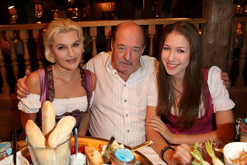 Ralph Siegel mit Ehefrau Kriemhild Jan und Tochter Alana