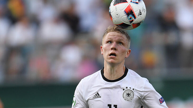 Philipp Ochs hatte die größte Torchance für die deutsche U20.