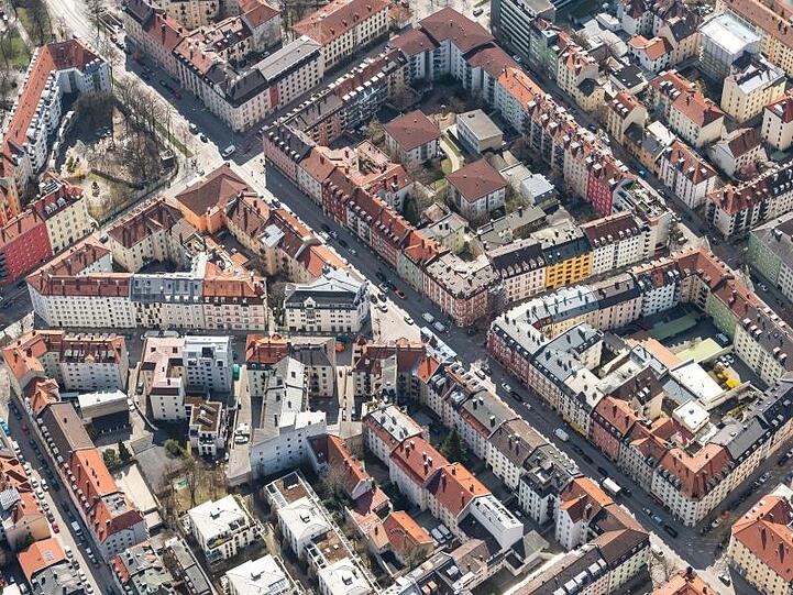 Die Innenstadt von München. Foto: Sina Schuldt/Archivbild