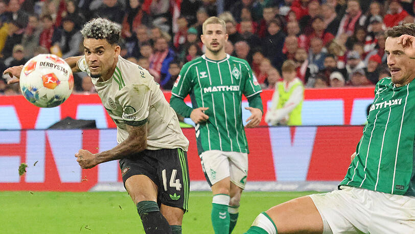 Starker Neuzugang des FC Bayern: Luis Díaz (l.), der aus Liverpool verpflichtet wurde.