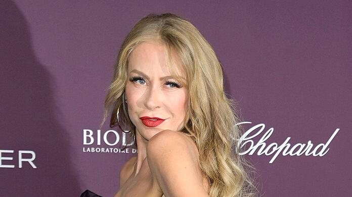 Jenny Elvers am 19. Oktober 2023 bei Tribute to Bambi in Berlin.