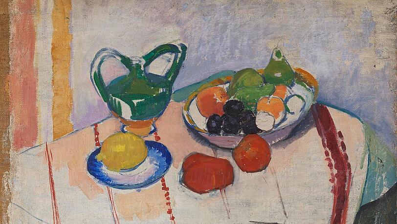 Es ist angerichtet: Olga Meerson hat 1905, da war sie um die 20, dieses famose Stillleben gemalt.