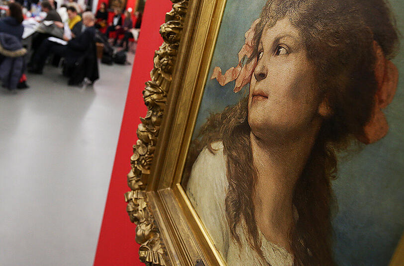 Das "Mädchenbildnis" (1870/80) von Gabriel von Max im Kulturspeicher Würzburg. In vielen Bayerischen nichtstaatlichen Museen schlummert noch Raubkunst aus der NS-Zeit.