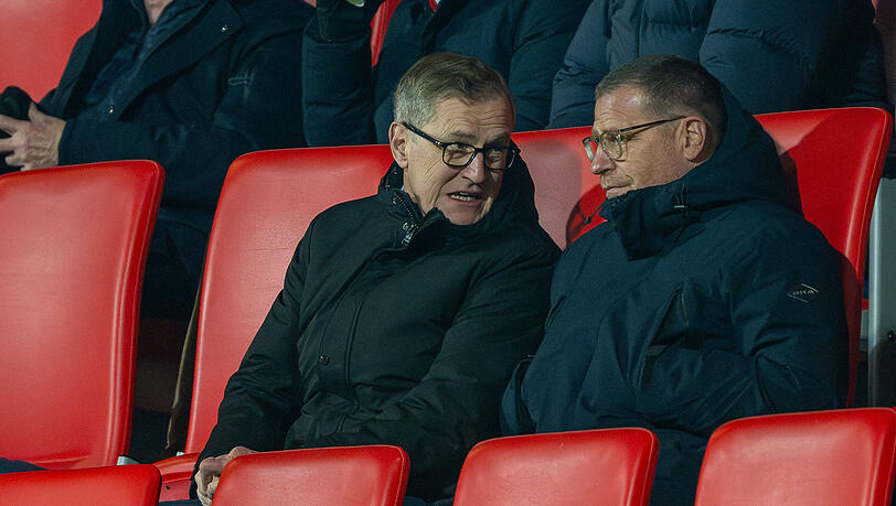 Bekommen beim FC Bayern Verst&auml;rkung: Vorstandsboss Jan-Christian Dreesen und Sportvorstand Max Eberl.