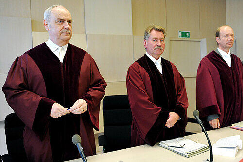 Diese Richter schmetterten die Klage ab: Andreas Schriever, Ulrich Hambüchen, Bernd Schütze und Axel Busch (v. l.).