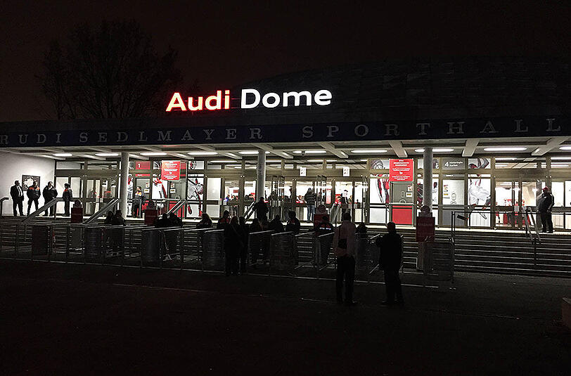 Audi Dome, Spielstätte der Basketballer des FC Bayern.(Archivbild)