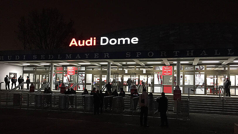 Audi Dome, Spielstätte der Basketballer des FC Bayern.(Archivbild) Audi Dome, Spielstätte der Basketballer des FC Bayern.(Archivbild)