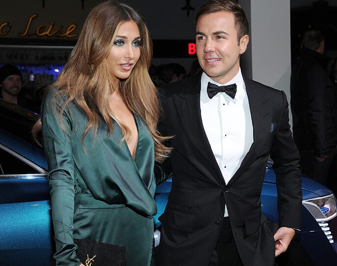 Mario Götze und seine Model-Freundin Ann-Kathrin Brömmel.