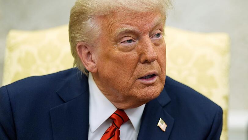 Trump hat sich erneut über seinen Amtsvorgänger Joe Biden ausgelassen.