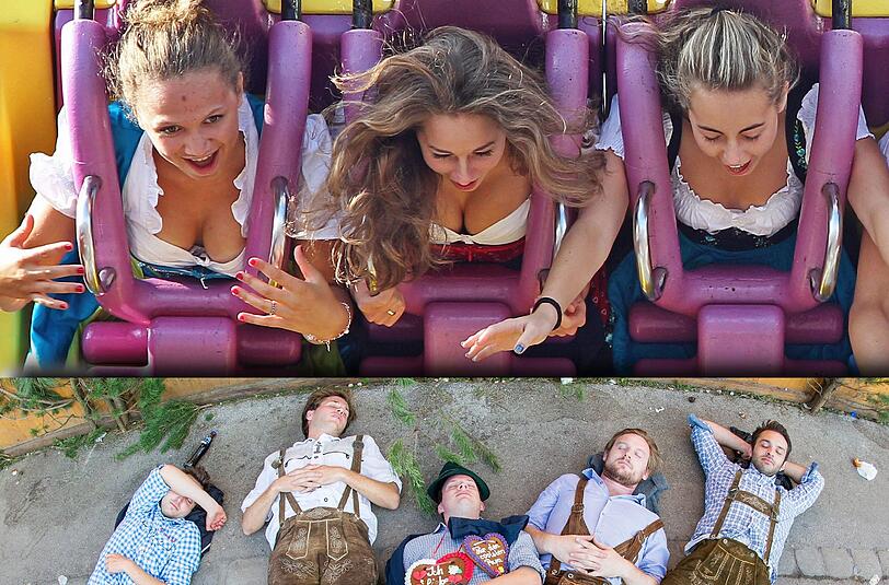 Hoch und nieder: Sehen Sie in der Bilderstrecke die vielen Facetten der Wiesn!