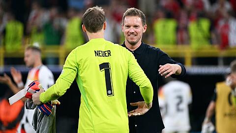 Bundestrainer Julian Nagelsmann und Ex-Kapitän Manuel Neuer.