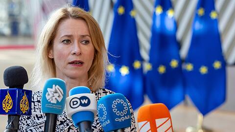 Die EU-Außenbeauftragte Kallas glaubt, Putin sei nicht an Gesprächen interessiert. (Archivbild)