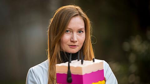 Haut ist ihr Metier.