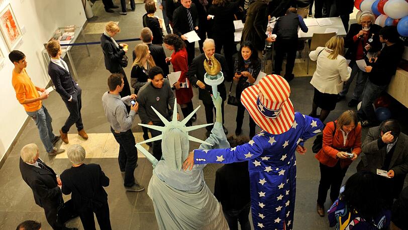 US-Wahlparty im Amerika Haus in München - die Bilder. US-Wahlparty im Amerika Haus in München - die Bilder.