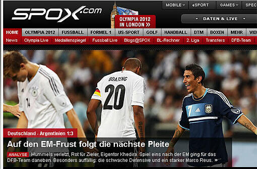 Fehlstart nach EM-Frust, Pleiten, Pech und Pannen: so kommentiert die Presse die 1:3-Testspielniederlage der deutschen Nationalmannschaft gegen Argentinien.