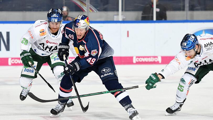 Der EHC München schlägt die Augsburg Panthers mit 1:0 und steht nun vor dem vierten Finaleinzug in Folge. Der EHC München schlägt die Augsburg Panthers mit 1:0 und steht nun vor dem vierten Finaleinzug in Folge.