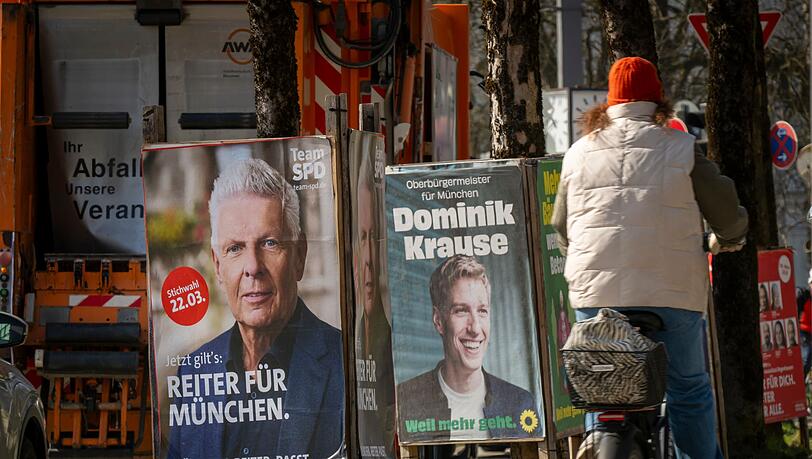 Reiter muss nach einem f&uuml;r ihn entt&auml;uschenden ersten Wahlgang in die Stichwahl gegen Gr&uuml;nen-Kandidat Krause.