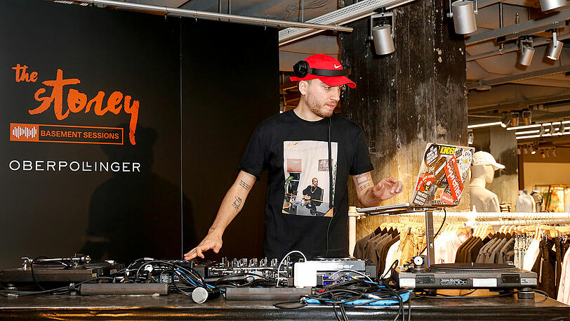 Impressionen vom Kick-Off der "The Storey Basement Sessions" im Oberpollinger.