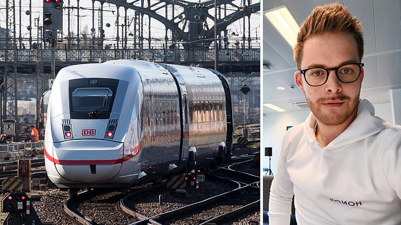 In einem ICE von Düsseldorf nach München hat Moritz Scheidl das geheime Smartphone verloren.