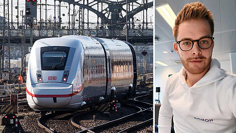 In einem ICE von Düsseldorf nach München hat Moritz Scheidl das geheime Smartphone verloren.
