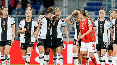 Die DFB-Frauen setzten sich mit 5:1 gegen Wales durch.