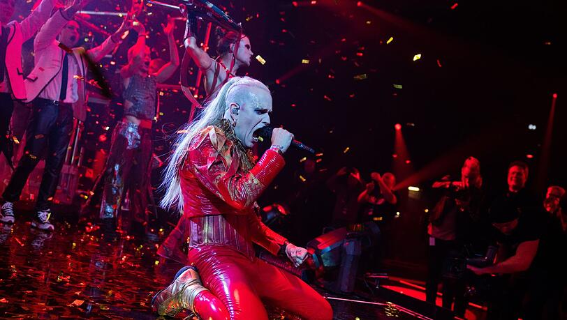 Chris Harms von Lord Of The Lost singt beim Vorentscheid des ESC.