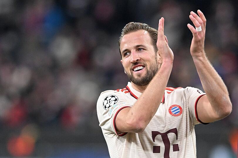 Harry allein da vorne: Bayerns Superstar Kane ist für den Rekordmeister unverzichtbar.
