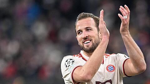 Harry allein da vorne: Bayerns Superstar Kane ist für den Rekordmeister unverzichtbar.