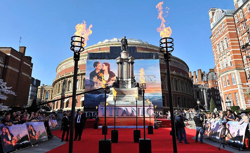 Was hätte es für einen besseren Ort geben können, als die altehrwürdige Royal Albert Hall in London, um die Premiere der Neuauflage eines echten Filmklassikers zu feiern - "Titanic 3D"...