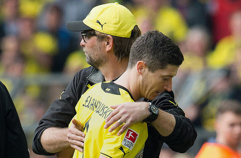 "Er ist wie ein Vater": Robert Lewandowski über seinen ehemaligen Trainer Jürgen Klopp.