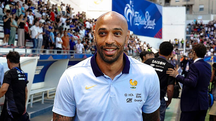 Michael Olise reiht im Moment Glanzleistung an Glanzleistung bei Olympia. Coach Thierry Henry ist sich sicher, dass da noch viel mehr kommt.