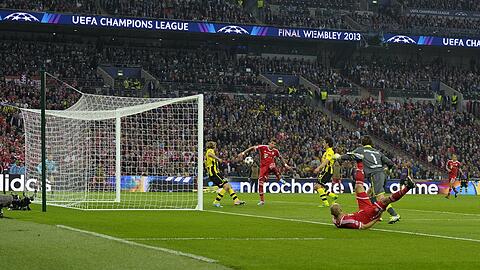 Das letzte deutsche Duell in der Champions League: Der FC Bayern gewinnt das Finale 2013 in Wembley gegen Borussia Dortmun.