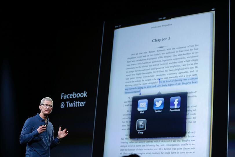 Apple-CEO Tim Cook präsentiert am Dienstagabend Neuheiten in San Jose.
