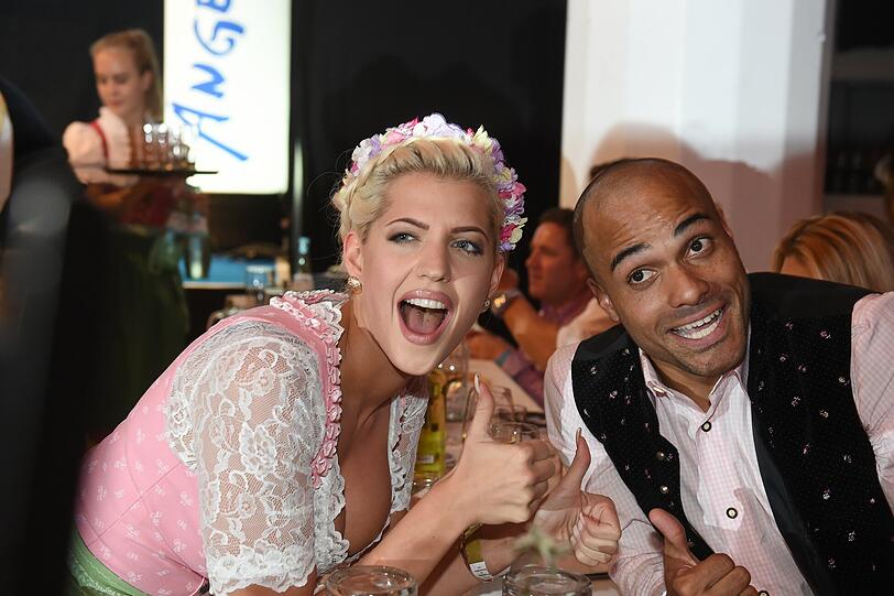 "Promi Big Brother"-Mitbewohner Sarah Nowak und David Odonkor