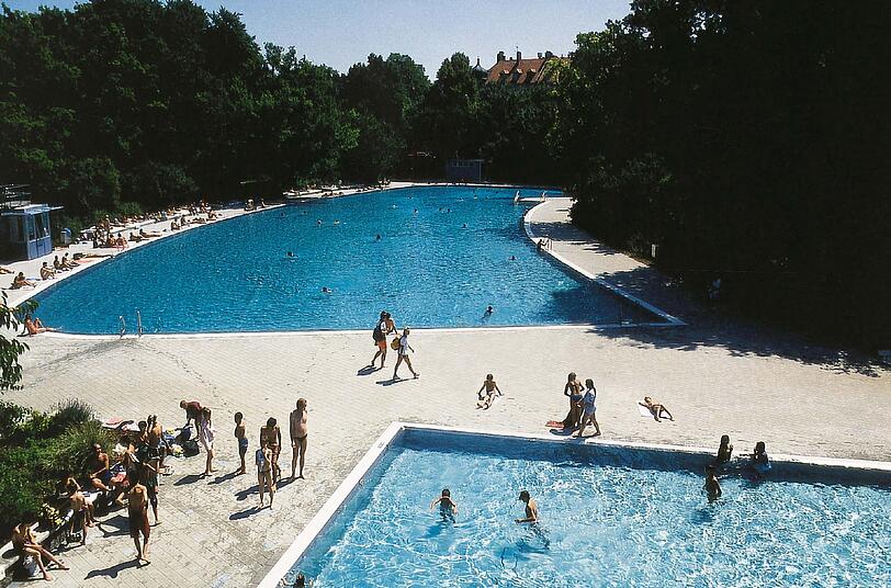 Ab 9. Mai bereit für Schwimmer - das Kaiserbecken im Ungererbad.