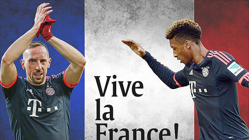 Applaus! Die beiden Bayern-Franzosen Franck Ribéry (l.) und Kingsley Coman (r.) überragten im Liga-Spiel gegen Wolfsburg. Applaus! Die beiden Bayern-Franzosen Franck Ribéry (l.) und Kingsley Coman (r.) überragten im Liga-Spiel gegen Wolfsburg.