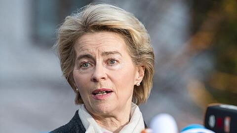 Ursula von der Leyen (CDU), Präsidentin der Europäischen Kommission. Foto: Matthias Balk/dpa