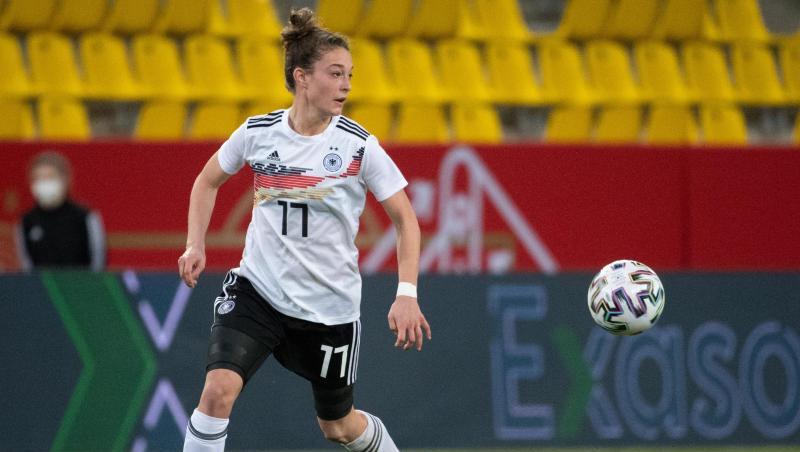 Wurde vor dem DFB-Testspiel in Wiesbaden positiv auf Corona getestet: Felicitas Rauch.